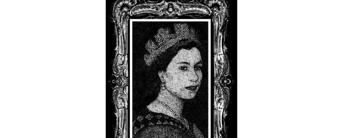 Rare Unique B&W Portrait Of The Queen*