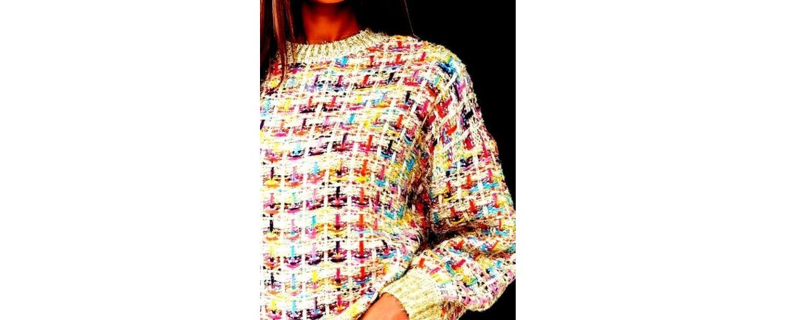 New Women's "Confetti Sweater", L