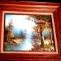 "Spring Lake" Antique Original Painting With COA (Certificate of Authenticity)