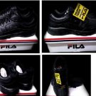 New Fila Black Men's Athletic Shoes