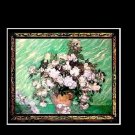 New Vincent V. Gogh's "Roses" Lithograph On Board