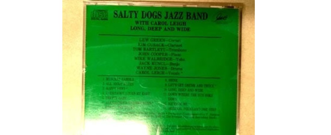 Salty Dogs Jazz Band CD In Like New Condition