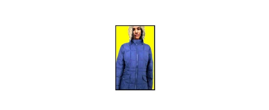 New Quilted Puffer/Hooded Water Resistant Parka Jacket