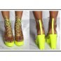 New Naked Yellow Booties