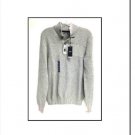 New Men's Izod 4-button Gray Sweater, M
