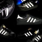 New Genuine Leather Adidas Superstar Foundation Athletic Shoes