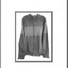 New Men's Gray Good Fellow Zip-up Sweater, L/XL