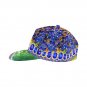 Iridescent Scales Printed Snapback Hat