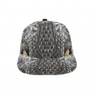 Silver Scales Printed Snapback Hat