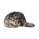 Gold Metallic Printed Snapback Hat