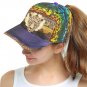 Rainbow Leopard Printed Snapback Hat