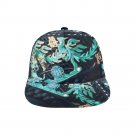 Tropical Leaf Printed Snapback Hat
