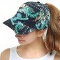 Tropical Leaf Printed Snapback Hat