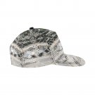 Silver Geometric Mirror Printed Snapback Hat