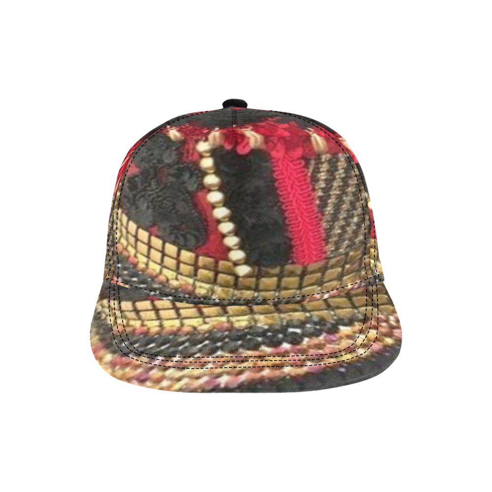 Ruby Studded Snapback Hat