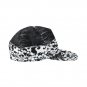 Black and White Baroque Printed Snapback Hat
