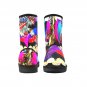 Bright Pink Rainbow Gypsy Printed Winter Boots