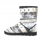 Chain Metal Printed Winter Boots