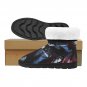 Fucshia and Royal Blue Printed Winter Boots