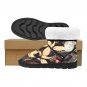Grey Coin Trim Printed Winter Boots