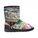 Jungle Fringe Printed Winter Snow Boots