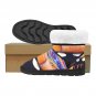 Orange and Purple Belted Printed Winter Snow Boots