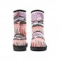 Pastel Fringe Printed Winter Snow Boots