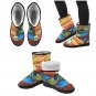 Rainbow Peacock Printed Winter Snow Boots