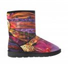Scarlet Sunset Boho Printed Winter Snow Boots