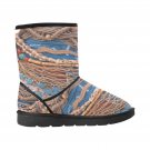 Seafaring Mermaid Net Printed Winter Snow Boots