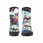 Square Buckles Printed Winter Snow Boots