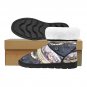 Violet Denim Boho Printed Winter Snow Boots