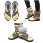 Wheat Field Boho Printed Winter Snow Boots