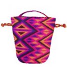 Wayuu Tapestry Crochet Print Drawstring Bucket Bag