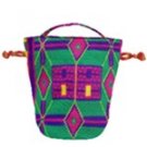 Wayuu Tapestry Crochet Print Drawstring Bucket Bag