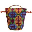 Wayuu Tapestry Crochet Print Drawstring Bucket Bag