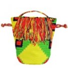 Wayuu Tapestry Crochet Print Drawstring Bucket Bag