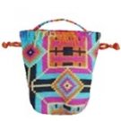 Wayuu Tapestry Crochet Print Drawstring Bucket Bag