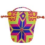 Wayuu Tapestry Crochet Print Drawstring Bucket Bag