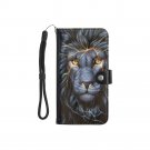 Lightning Black Electric Lion Tooled Imitation Leather Wallet