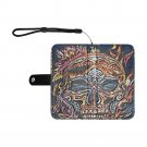 Skull Tooled Imitation Leather Wallet