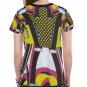 Hot Pink and Yellow Geometric T-shirt