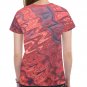 Red Abstract Wave T-shirt