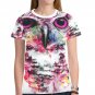 Rainbow Watercolour Owl T-shirt