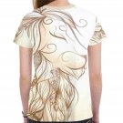 Line Print Lion Tee