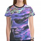 Purple Cloud Portrait T-shirt
