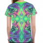 Alien Life Green Abstract T-shirt