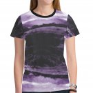 Purple Abyss Abstract T-shirt