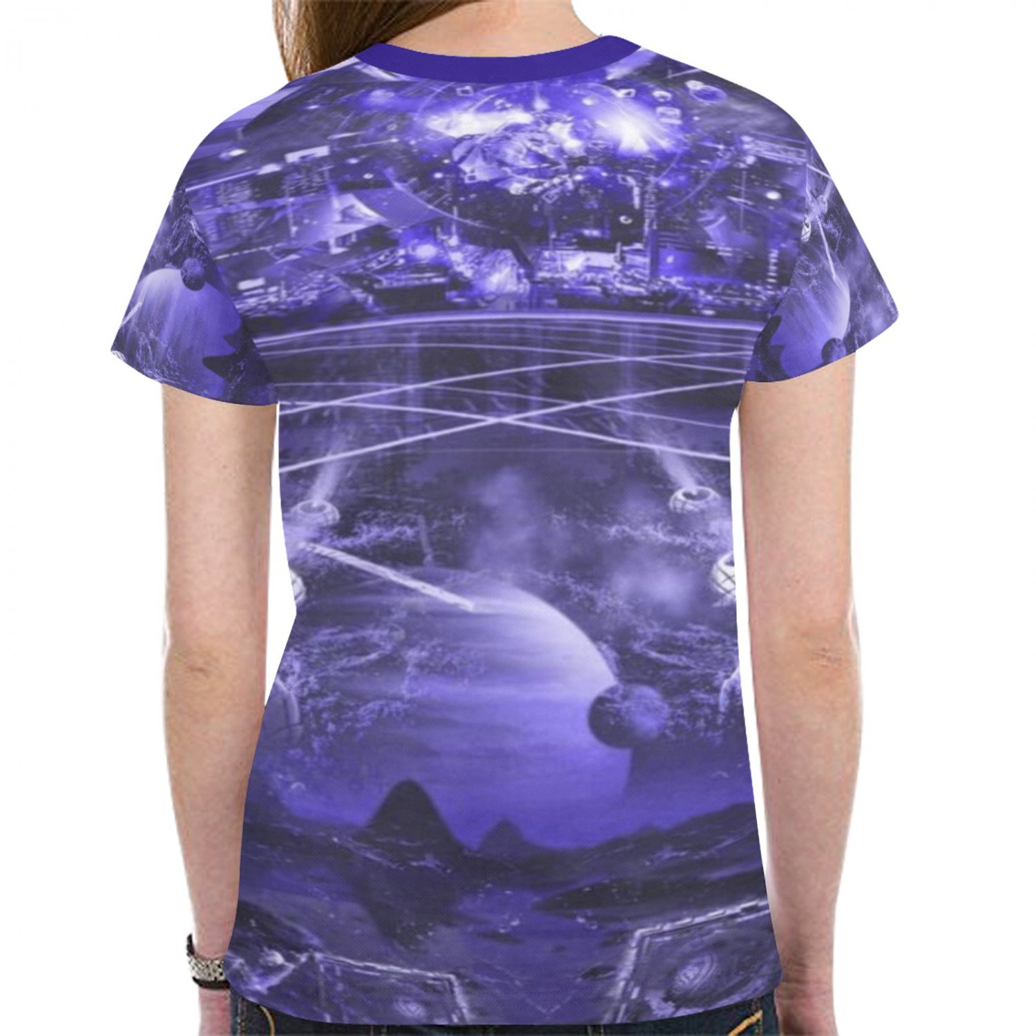 Purple Abstract T-shirt