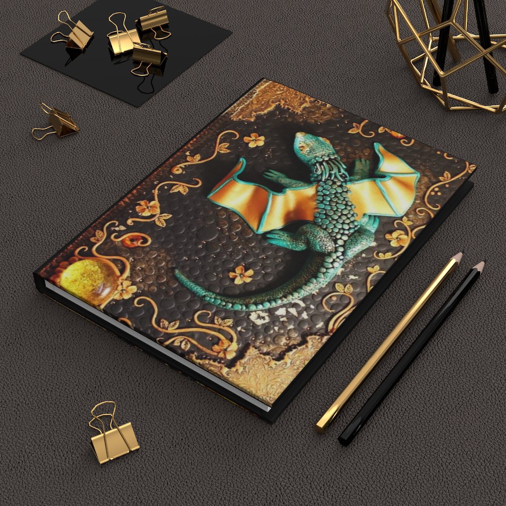 Golden Dragon Hardcover Journal